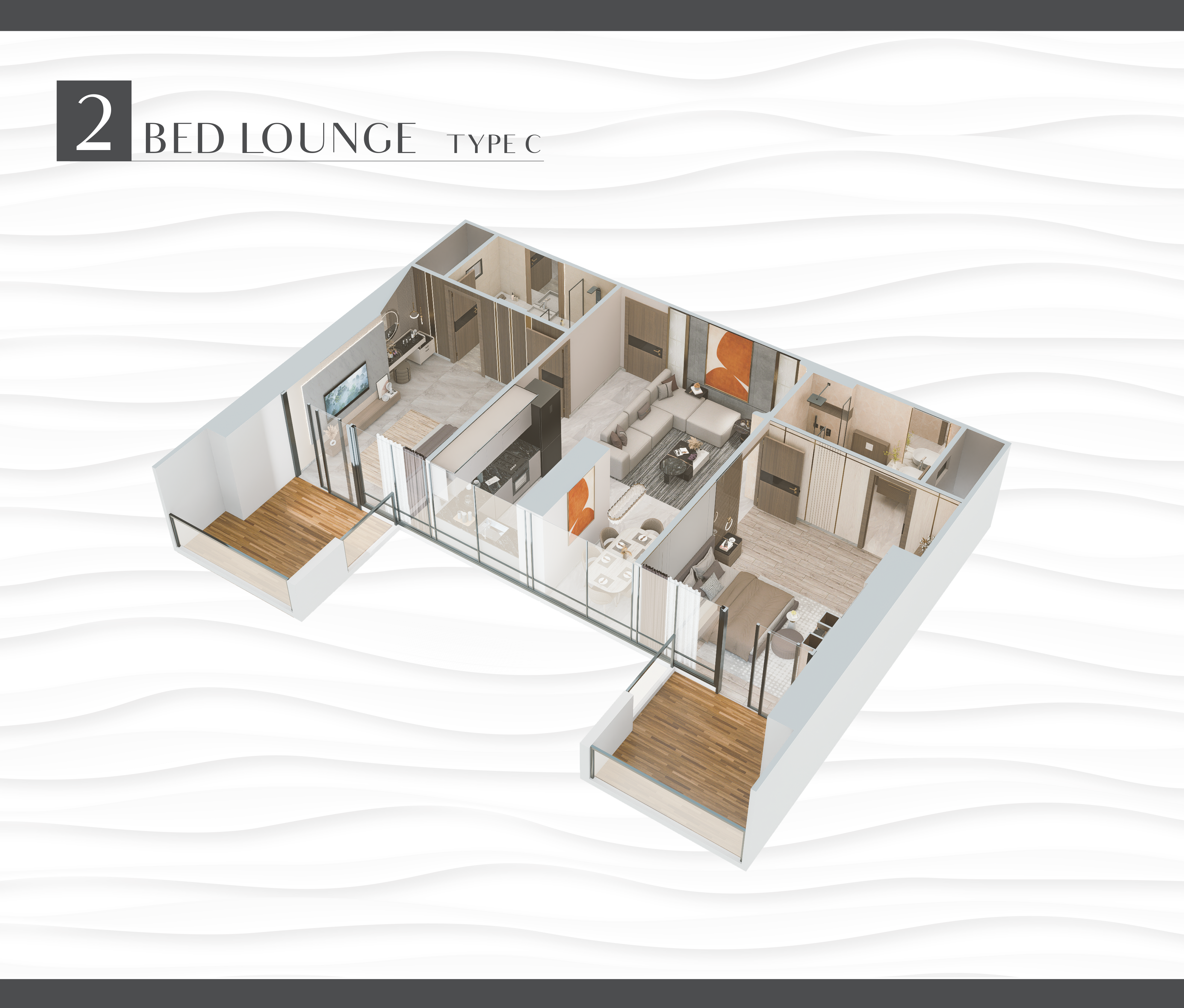 2 Bed Lounge Type C1